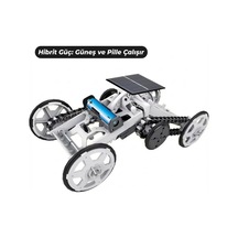 Güneş Enerjili Ve Pilli Tırmanan Araba Robot Kiti - Kendin Yap Diy Eğitici Bilim Deney Seti