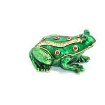 5 Adet Taşlı Tekli Kurbağa Aksesuarı Kurbağa Figürü, Takı Süsleme, Taş Detaylı, Crystal Frog Accessory