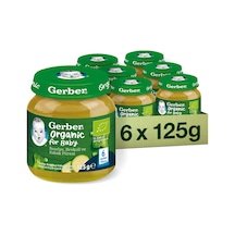 Organik Bezelye, Brokoli Ve Kabak Püresi 125 Gram X 6