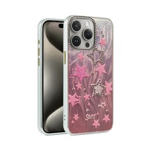 Apple Uyumlu iPhone 15 Pro Max Kılıf Blade Aynalı Desenli Kapak - Desen 7 0.2M-Çok Renkli