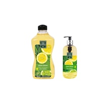 Eyüp Sabri Tuncer Doğal Zeytinyağlı Çeşme Limonu Sıvı Sabun 1500 ML + Sıvı Sabun 500 ML