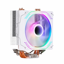 Game İn Game Frozen-ıı Beyaz 1x12cm Auto Rainbow Fanlı Kule İşlemci Fan 120MM FAN