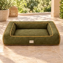Kedi Köpek Yatağı Sofa Bed - Kiremit Haki