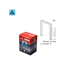 Novus A Tip 53/8mm Süper Sert Zımba Teli 5000 Li Paket Novus A Tip 53/8mm Süper Sert Zımba Teli 5000 Li Paket
