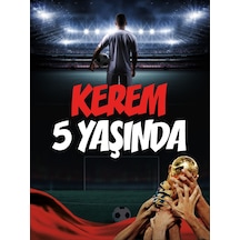 Futbol Temalı Doğum Günü Afişi - 70x100 Cm