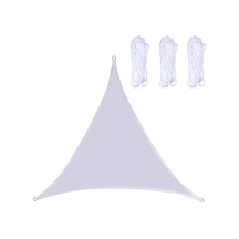 Sones Üçgen Açık Bahçe Güneşlik Yelken Su Geçirmez Anti-uv Gölgelik Beyaz 3.6m X 3.6m X 3.6m Beyaz