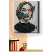 Webstyle Sayılarla Boyama Seti Kasnaklı Kelebekvevkadın 60 X 75 Cm