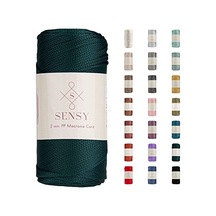2 Mm - 200 Gr Polyester Makrome Ipi Yeşil 230 M Polyester Makrome Ip Supla Ip Ve Çanta Ipliği Açık Kırmızı