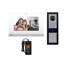 Audio 4.3" 1 Daire Mekanik Butonlu Görüntülü Diafon Paketi