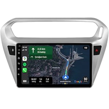 Peugeot 301 2012-2023 Android 14 Navigasyon Multimedya Tesla Ekran Android Teyp Double Teyp 6gb Ram 128gb Hafıza Kablosuz Carplay Android Auto 9"