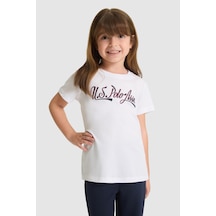 U.s. Polo Assn. Kız Çocuk Beyaz Tişört 50325697-vr013