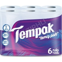5 Adet Tempak Çift Kat Havlu 6'lı