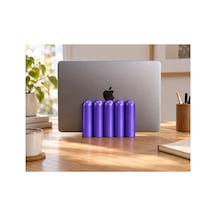 Dora Dekoratif Dikey Macbook Standı - Metalik Mor