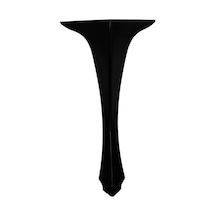 Mobilya Masa Sehpa Ayağı Puf Lükens Siyah Plastik Sehpa Ayağı 40x16x16 Cm 4 Adet