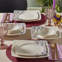 Güral Porselen Caroline 24 Parça 6 Kişilik Yemek Takımı 3174 Krem