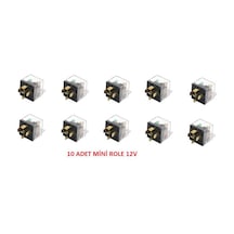 Mini Role Şeffaf 10 Adet Universal 40 Amper Şeffaf 5 Uçlu 12V N11.3265