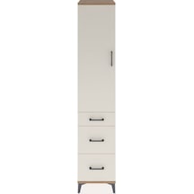 Hyperion Dolap 3 Raflı 3 Çekmeceli Tek Kapaklı 44x44x221 Çam-... Çam