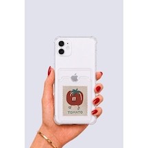 iPhone Uyumlu 12 Kartlıklı Tomato Desenli Kılıf Mh-hs6863-8456