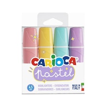 Carioca Pastel Marker  4'Lü