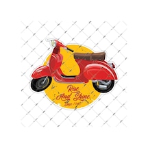 Vsp42 Kirmizi Scooter Sticker