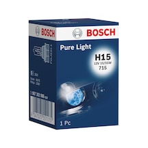 Ampul-pure Light-12 V-h15-15/55 W-pgj23t-1-1 987 302 088 Çok Renkli