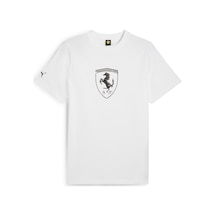 Puma 63018904 Ferrari Race Tl Big Shield T Erkek Spor Tişört Beyaz