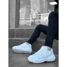 Ba0592 Tarz Sneakers Ithal Beyaz Fileli Rahat Taban Spor Ayakkabısı 001