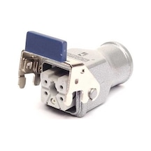 Emas Ebm05pm46 Metal 5 Kontak Makine Tipi Priz 10a Alttan Girişli 1 Metal Mandallı