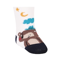 Civil Baby Night Bear 6- Bebek Erkek Külotlu Çorap - Lacivert 6 Ay