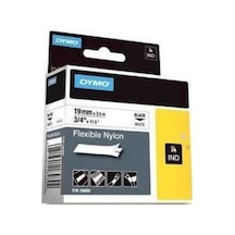 Dymo Rhinopro Esnek Naylon 19Mmx3.5M Beyaz-Siyah