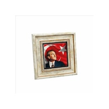 Mustafa Kemal Atatürk Baskılı Taş Tablo 20x20 747