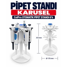 Pipet Standı Karusel - Calpro Otomatik Pipet Standı 6'lı