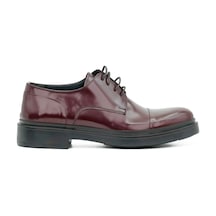 Tuna Hakiki Deri Bordo Casual Erkek Ayakkabı Kauçuk Taban - 105 Bordo