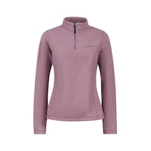2as Camila Kadın Yarım Fermuarlı İnce Polar Sweatshirt Lila Lila