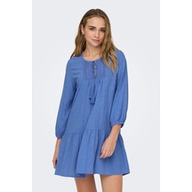 Only Kadın Elbise 15219922 Mavi