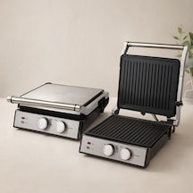4 Dilim Tost Ve Izgara Makinesi 2000w - Yapışmaz Kaplama