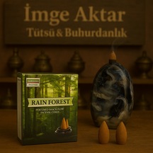 Darshan İncense Rain Forset Geri Akış Tütsü 10 Adet Çok Renkli