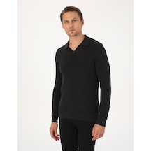 Pierre Cardin Erkek Antrasit Melanj Kazak /triko 50315754-vr081 Antrasit Melanj