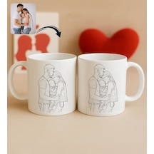 Bk Gift Kişiye Özel Line Art Tasarımlı 2li Beyaz Kupa Bardak-1, Arkadaşa Hediye, Sevgiliye Hediye, Eşe Hediye Kobitmeyencom34125 Bk Gift Bk Gift Kişiye Özel Line Art Tasarımlı 2li Beyaz Kupa Bardak-1, Arkadaşa Hediye, Sevgiliye Hediye, Eşe Hediye Kobitmeyencom34125 Bk Gift