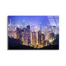 Gece Metropol - Cam Tablo - Deg1348 125 X 80 Cm