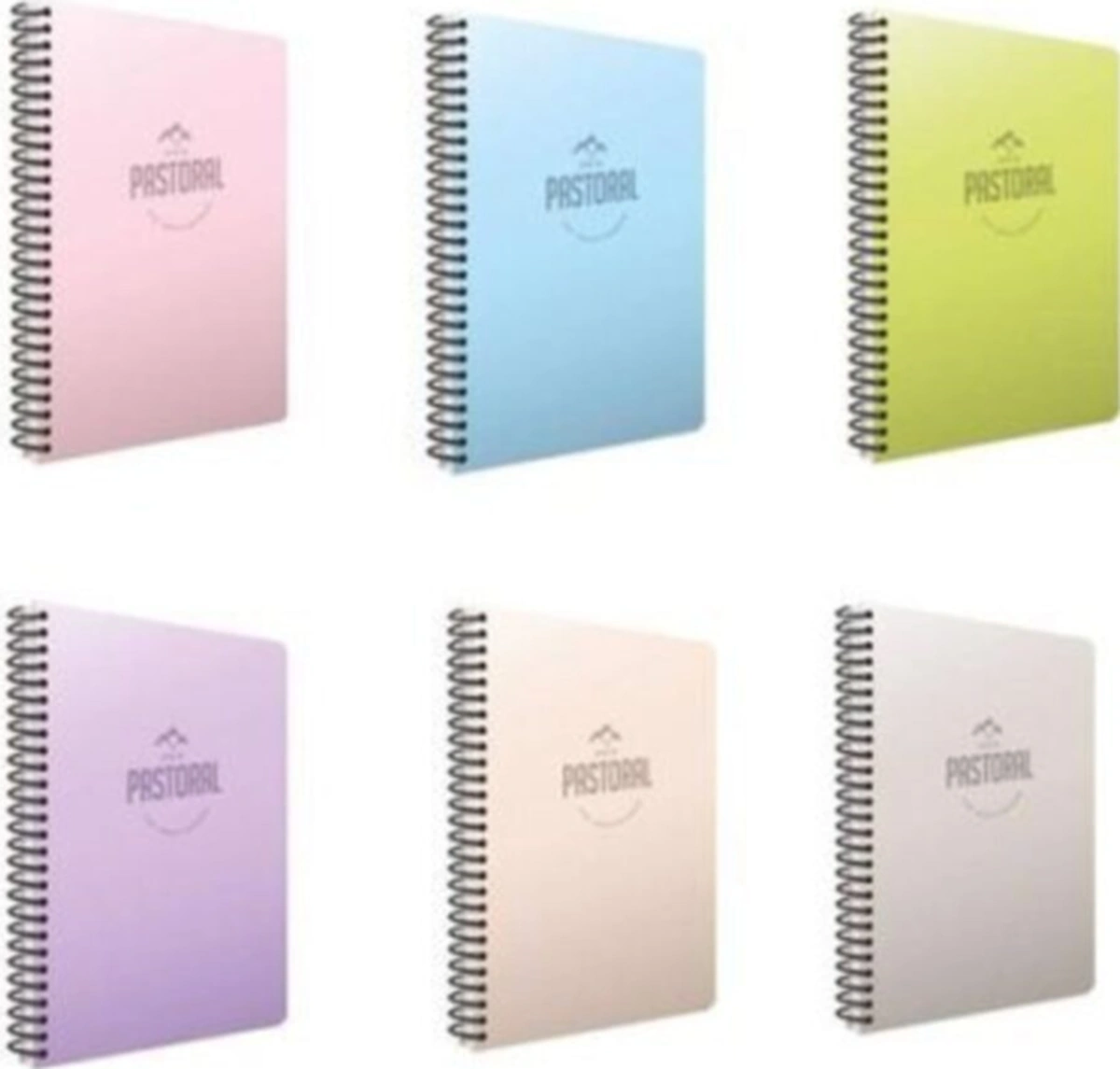 Pastoral 96 Yaprak A4 Spiralli Kareli Defter 3 Adet
