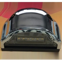 6 Ledli Krom Üniversal Plaka Lambası 12/24 Volt