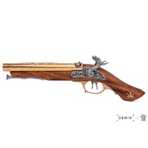 Denix Double Barrel 18th Pirate Pistol 43cm Koleksiyon Obje