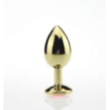 Lilitu Shop Mücevher Taşlı Gold Anal Tıkaç (Plug)