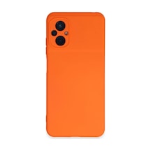 Xiaomi Poco M5 Kılıf Nano İçi Kadife Silikon - Turuncu 0.2M-Çok Renkli