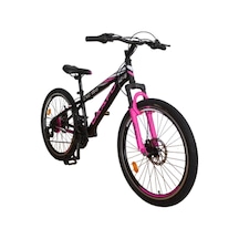 Sxc150 24 Jant 21 Vites Shımano M-disk Fren Ön Amortisörlü Dağ Bisikleti Pembe-siyah - 607397576 Pembe-siyah
