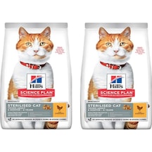 Hill's Sterilised Tavuklu Kısırlaştırılmış Yetişkin Kedi Maması 2 x 3 KG