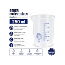 Beher Polipropilen - Kısa Form 250 Ml