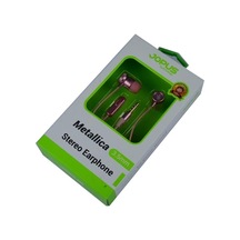 Jopus Universal 3,5 Mikrofonlu Kulaklık Seti Pembe Metallica Jo-h1
