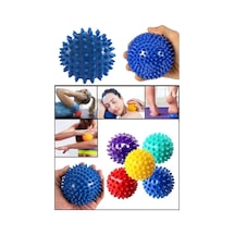 Profesyonel Fitness Cardio Pilates Mini Kucuk Boy 6 Cm Dikenli Kas Duyu Uyarıcı Masaj Topu Spor Set Karışık